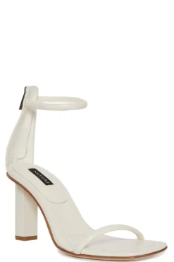 Glow Nappa Leather Block Heel Sandal