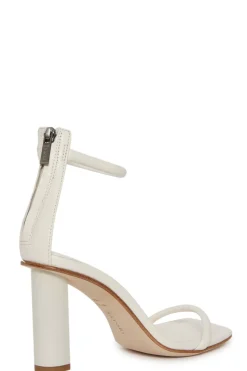 Glow Nappa Leather Block Heel Sandal
