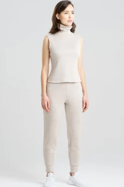 Himalaya Sweater Knit Mock Neck Top