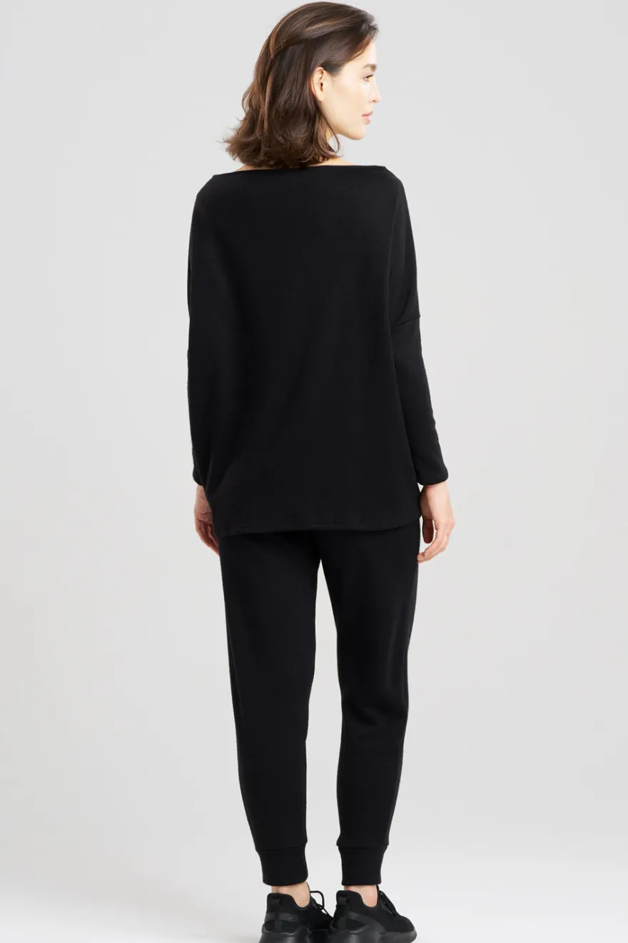 Himalaya Sweater Knit Wedge Top
