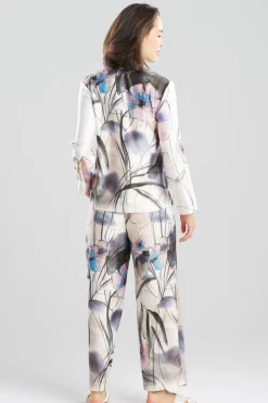 Hiyaku Printed Charmeuse Notch PJ