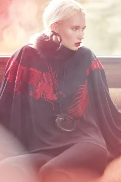 Horn Dragon Clip Earrings