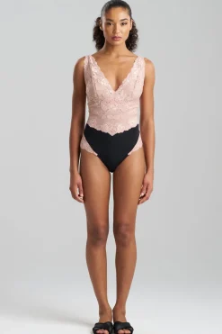 Imagine Jersey Lace Bodysuit