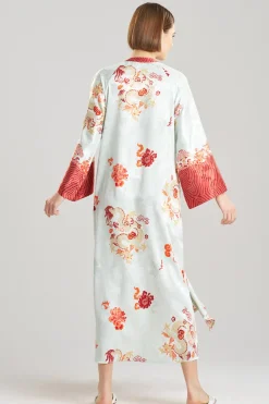 Imperial Dragon Jacquard Zip Caftan