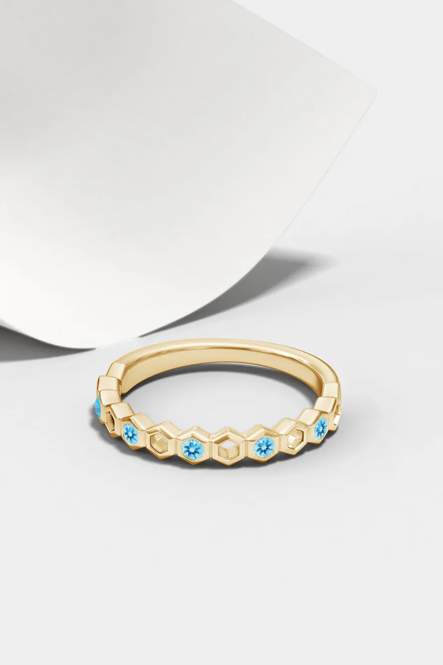 Indochine Alternate Gemstone Ring