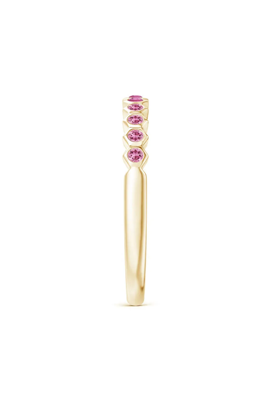 Indochine Bezel-Set Gemstone Ring