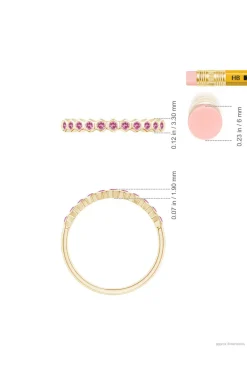 Indochine Bezel-Set Gemstone Ring
