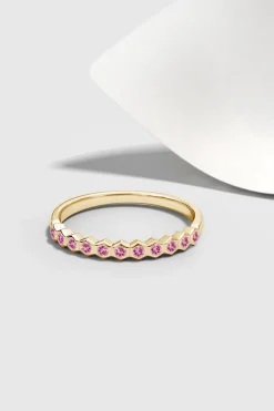Indochine Bezel-Set Gemstone Ring