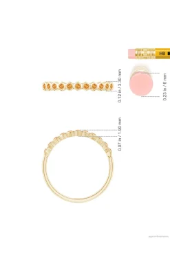 Indochine Bezel-Set Gemstone Ring