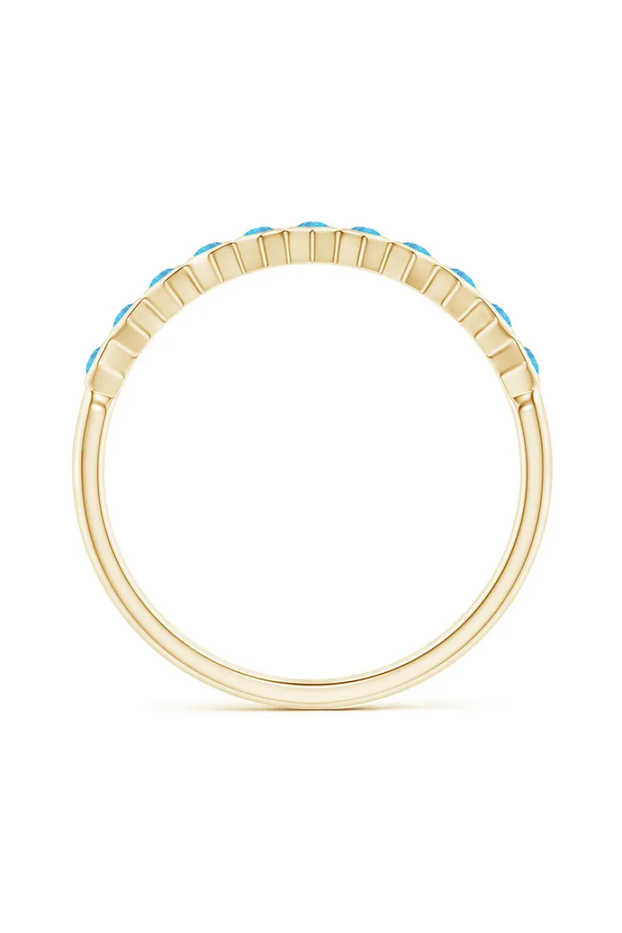 Indochine Bezel-Set Gemstone Ring