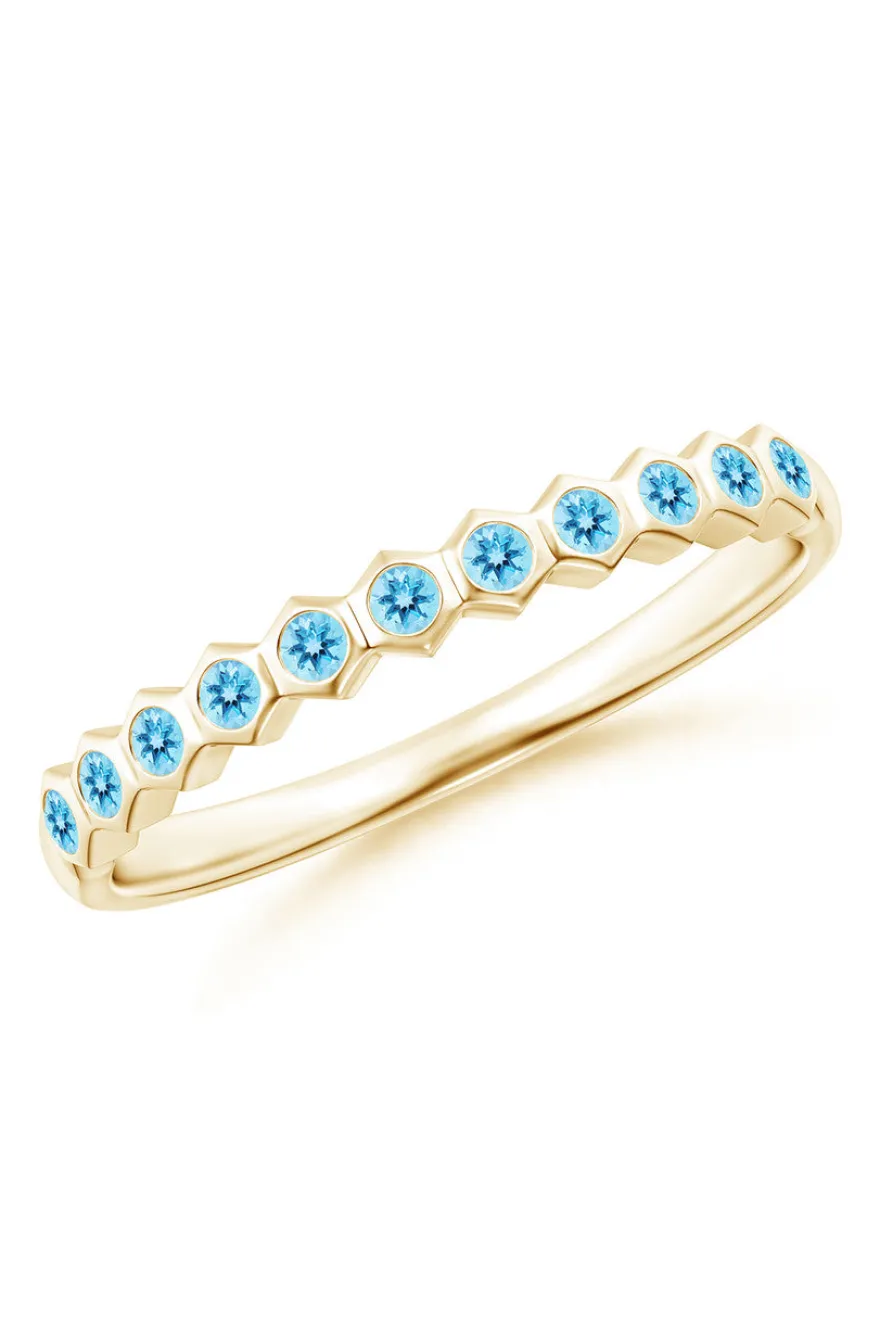 Indochine Bezel-Set Gemstone Ring