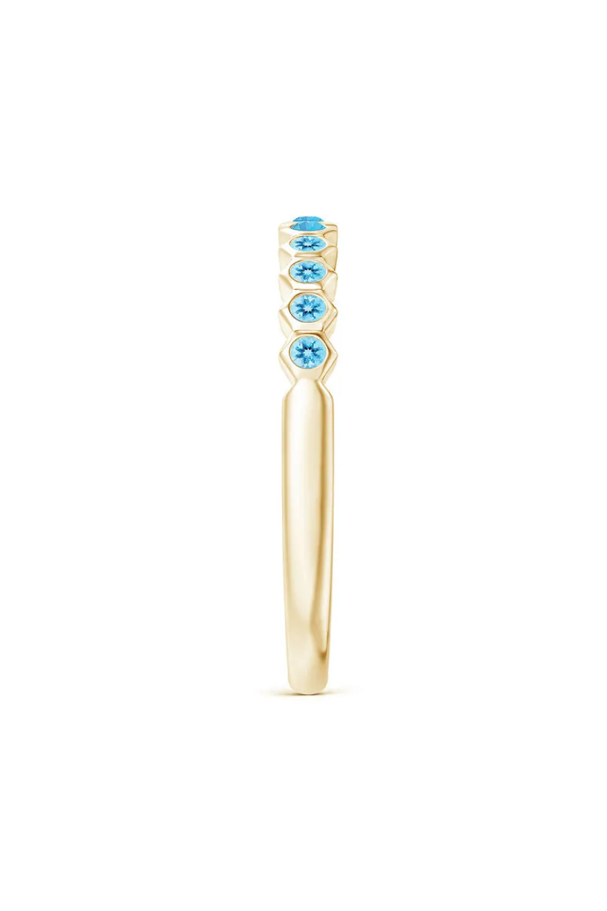 Indochine Bezel-Set Gemstone Ring