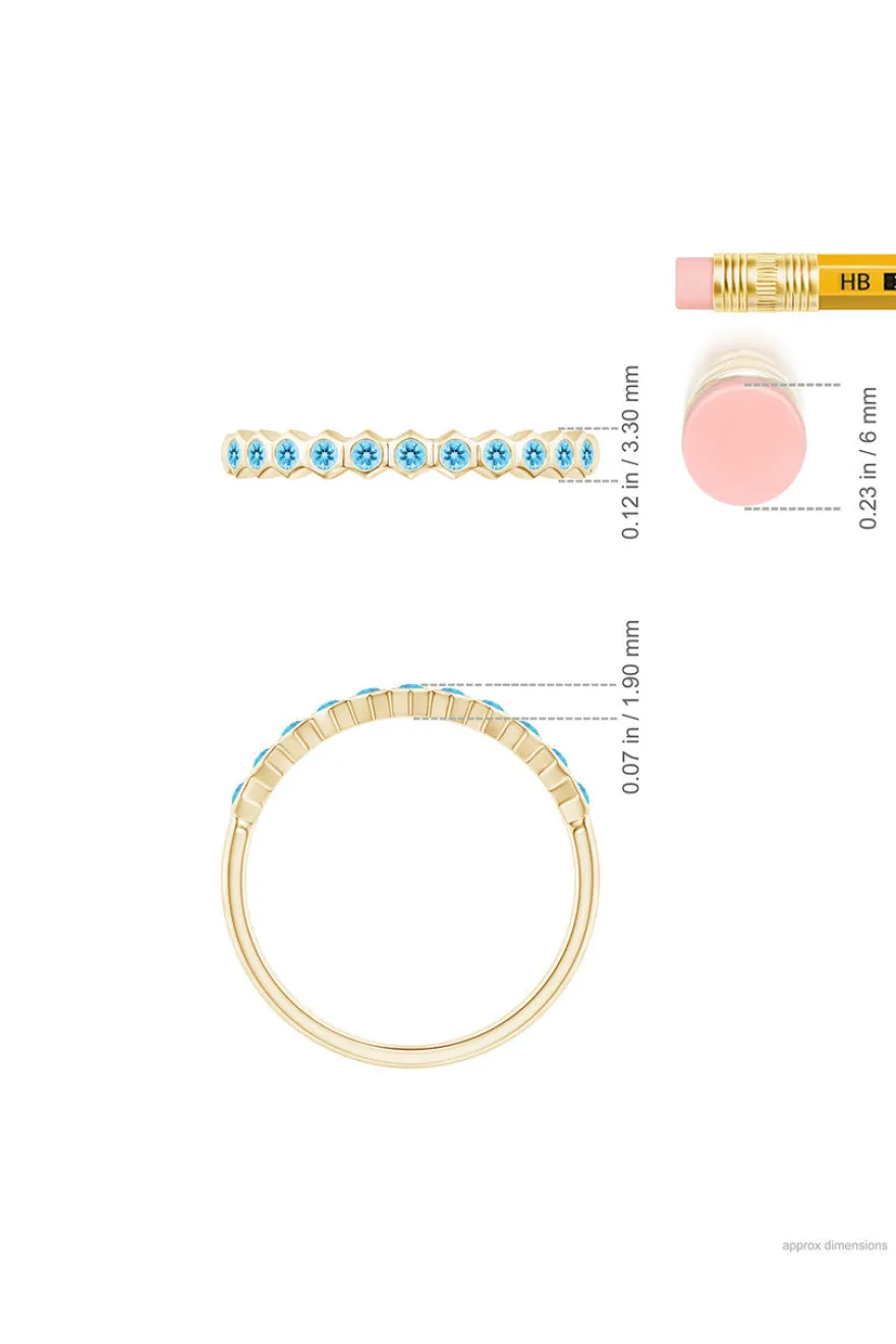 Indochine Bezel-Set Gemstone Ring