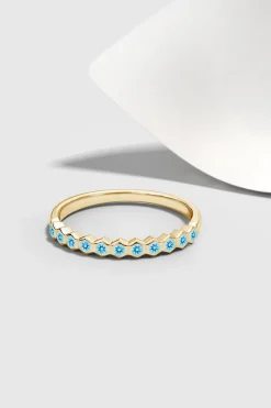 Indochine Bezel-Set Gemstone Ring