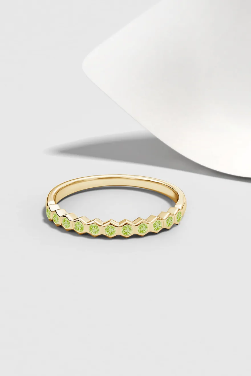 Indochine Bezel-Set Gemstone Ring