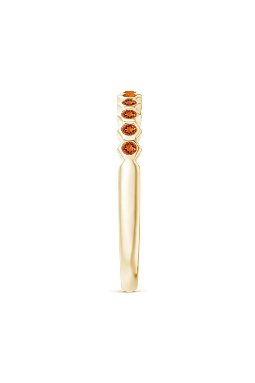 Indochine Bezel-Set Gemstone Ring