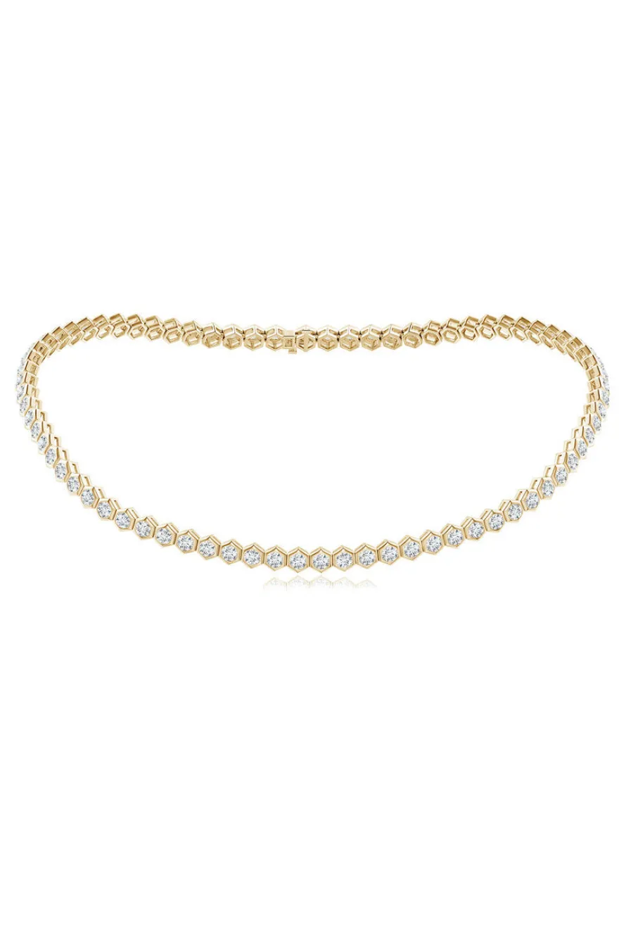 Indochine Diamond Tennis Choker Necklace