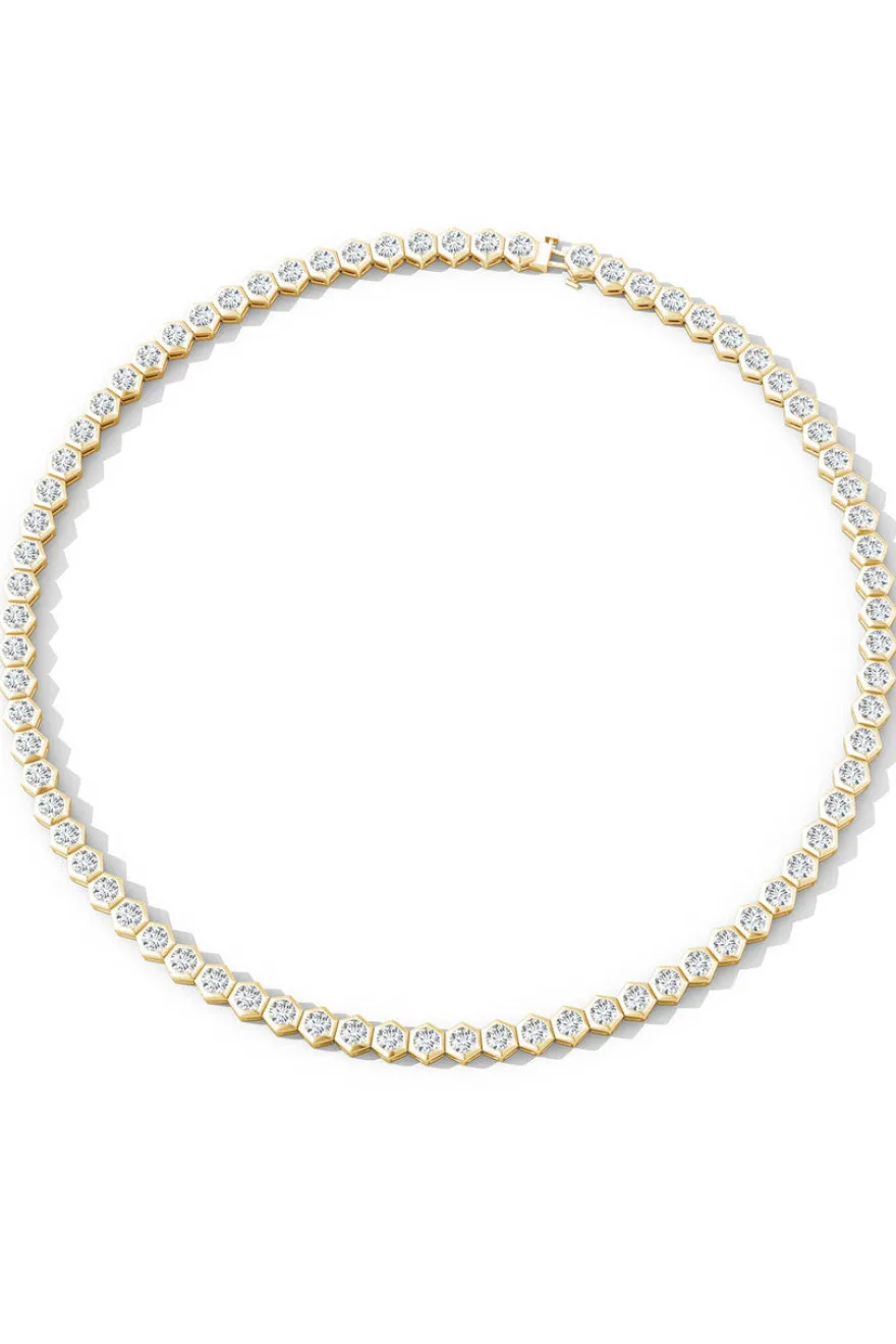 Indochine Diamond Tennis Choker Necklace