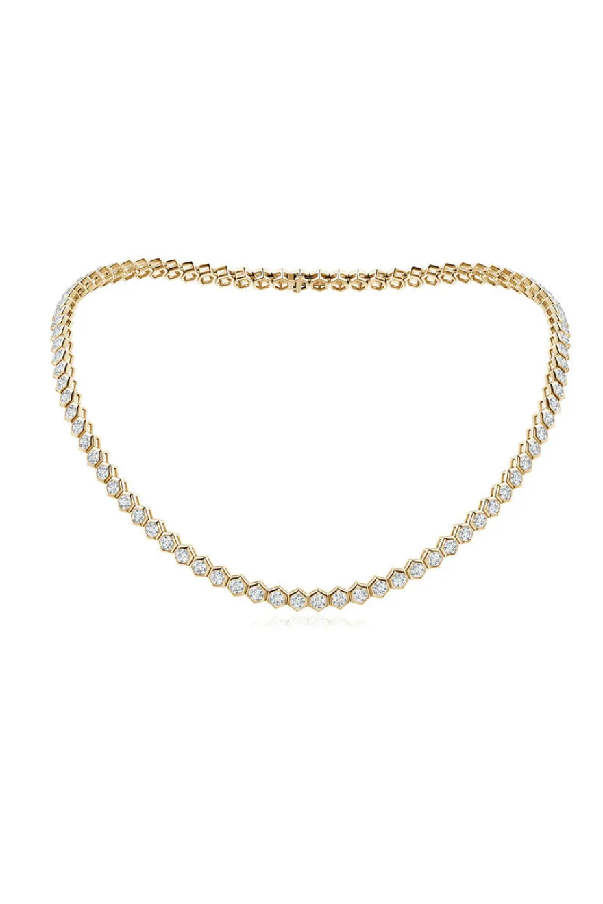 Indochine Diamond Tennis Necklace