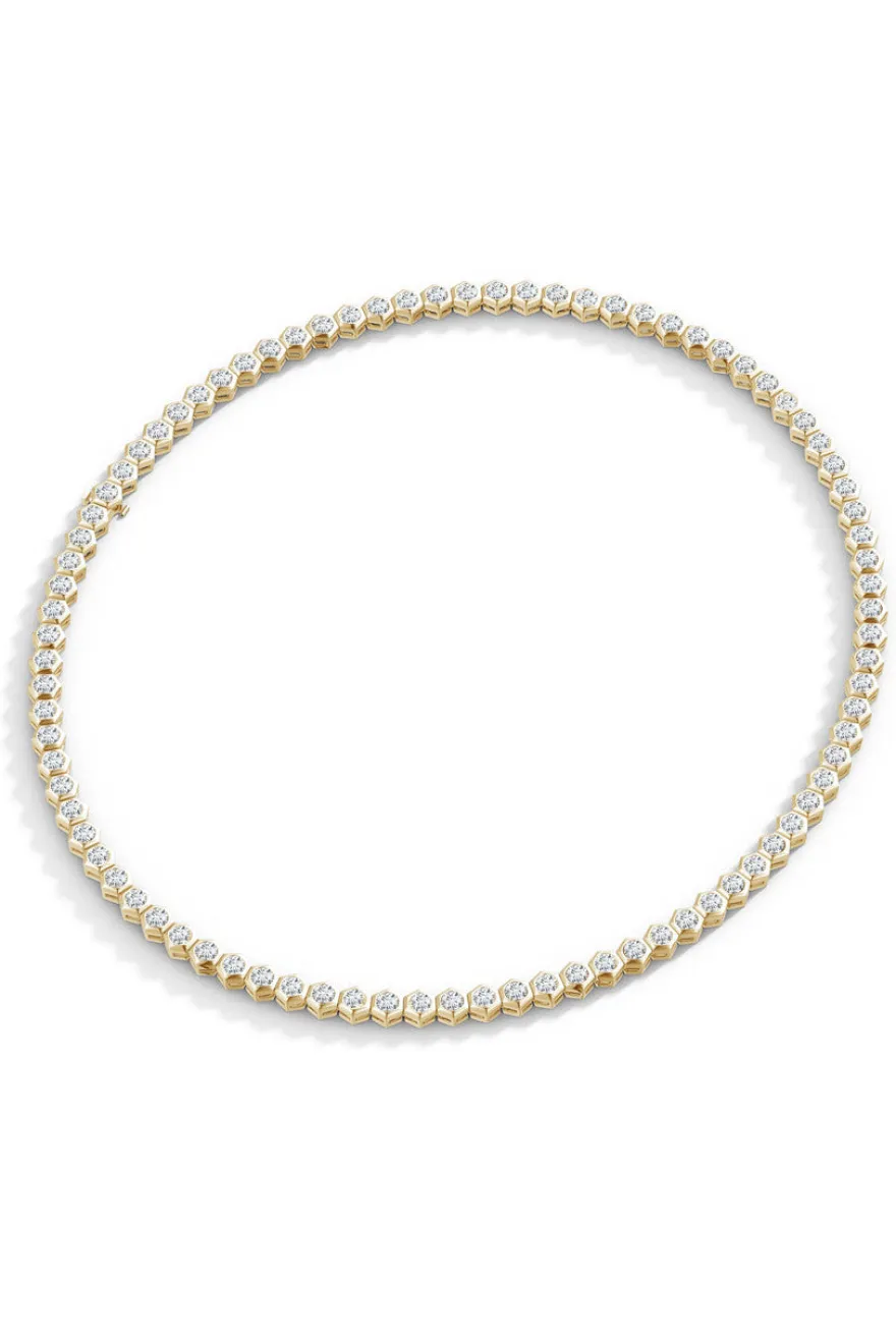 Indochine Diamond Tennis Necklace