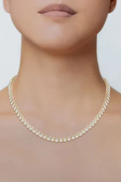 Indochine Diamond Tennis Necklace