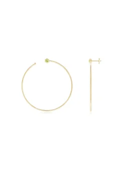 Indochine Giant Gemstone Open Hoops
