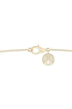 Indochine 14k Hexagon Frame Diamond Solitaire Necklace