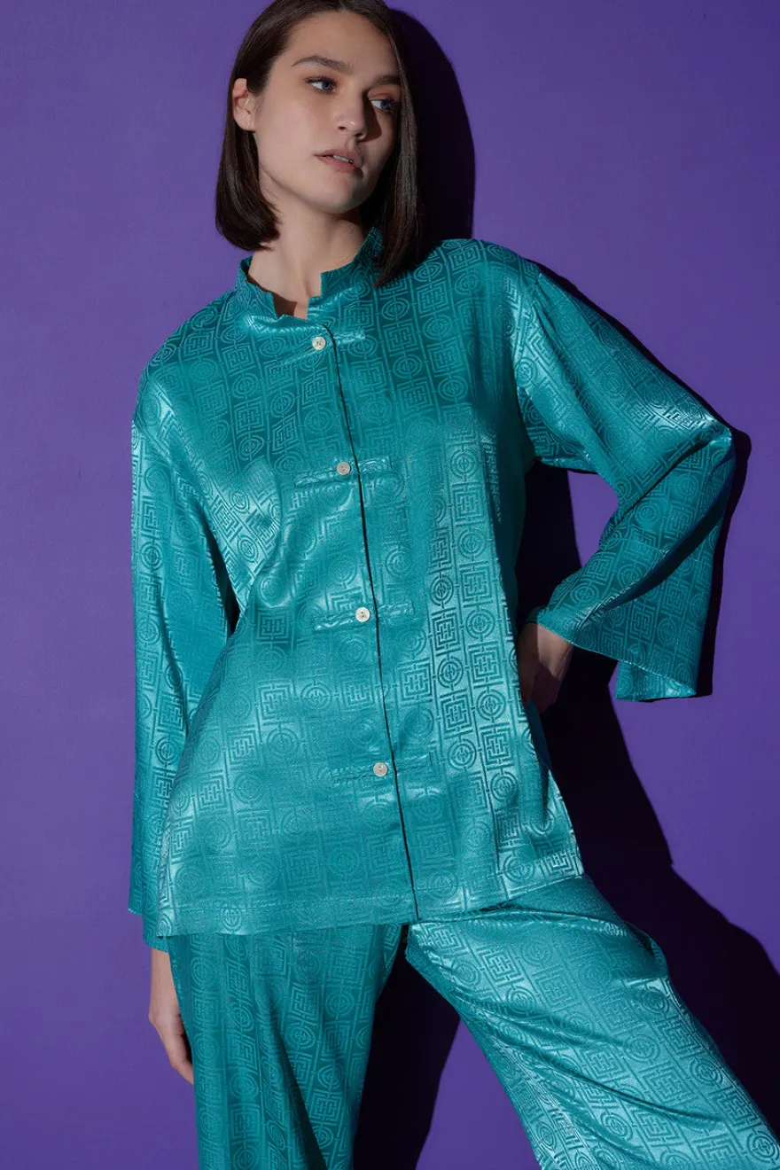 Infinity Jacquard Mandarin PJ