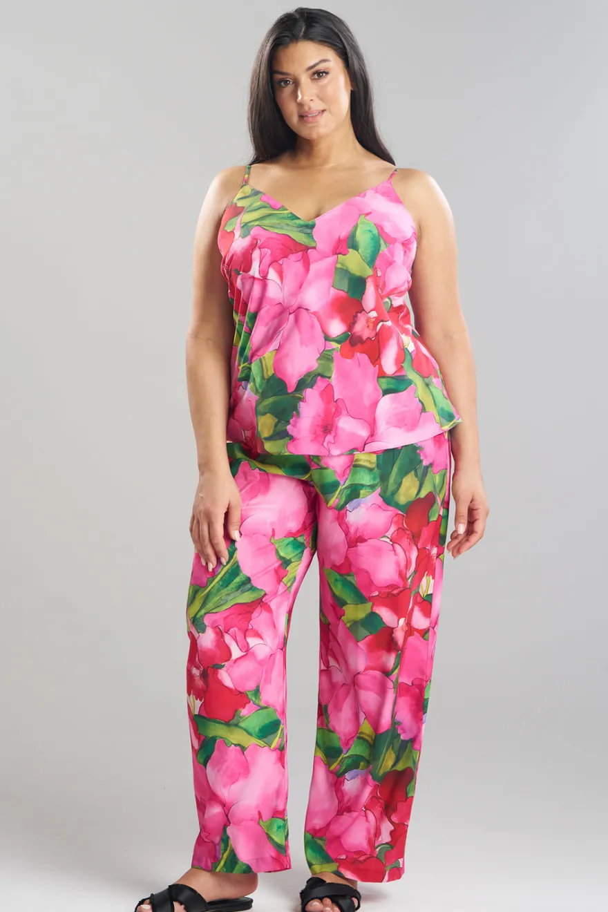 Isla Printed Satin Cami PJ Set