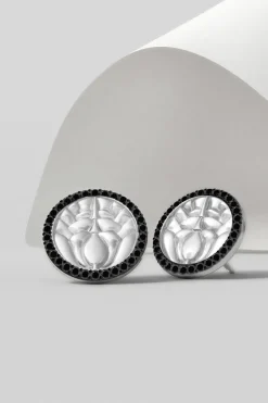 Kamon 14k Diamond Stud Earrings