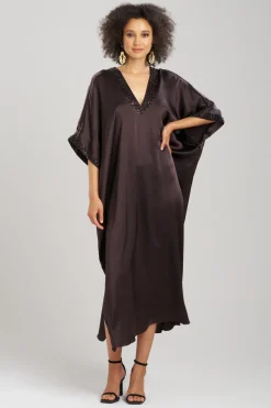 Key Essentials Embellished Cocoon Silk Caftan