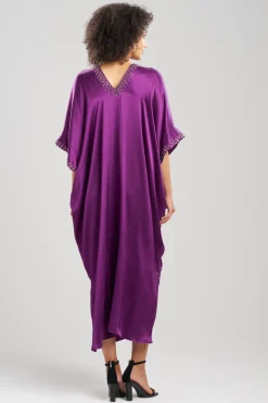 Key Essentials Embellished Cocoon Silk Caftan