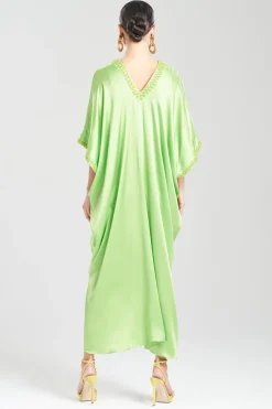 Key Essentials Embellished Cocoon Silk Caftan