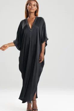 Key Essentials Embellished Cocoon Silk Caftan