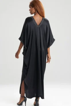 Key Essentials Embellished Cocoon Silk Caftan