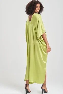 Key Essentials Embellished Cocoon Silk Caftan