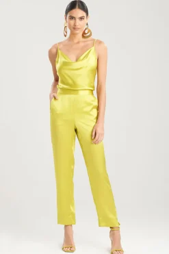 Key Essentials Silk Straight Leg Pants