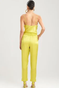 Key Essentials Silk Straight Leg Pants