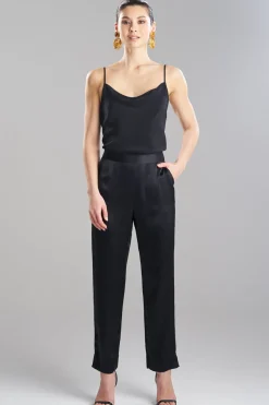 Key Essentials Silk Straight Leg Pants