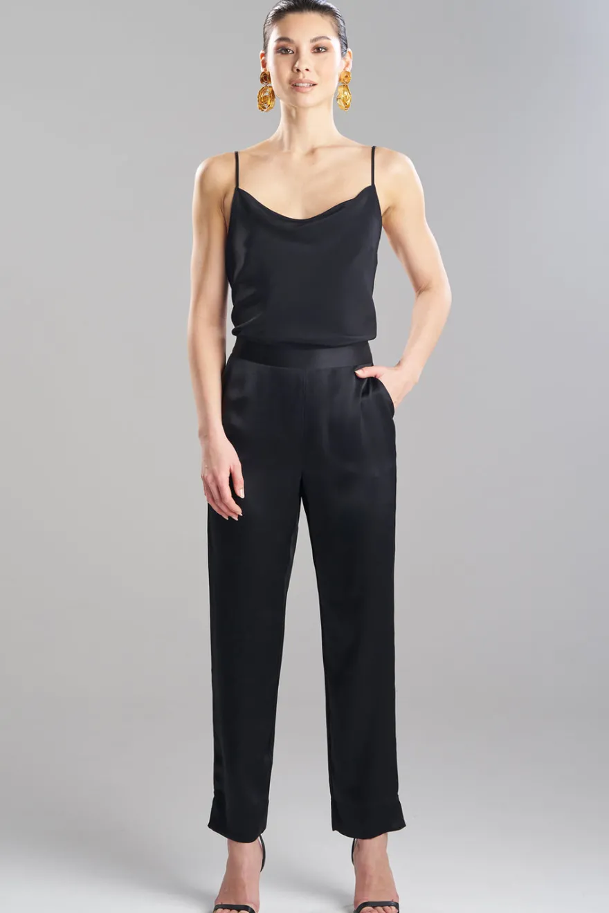 Key Essentials Silk Straight Leg Pants