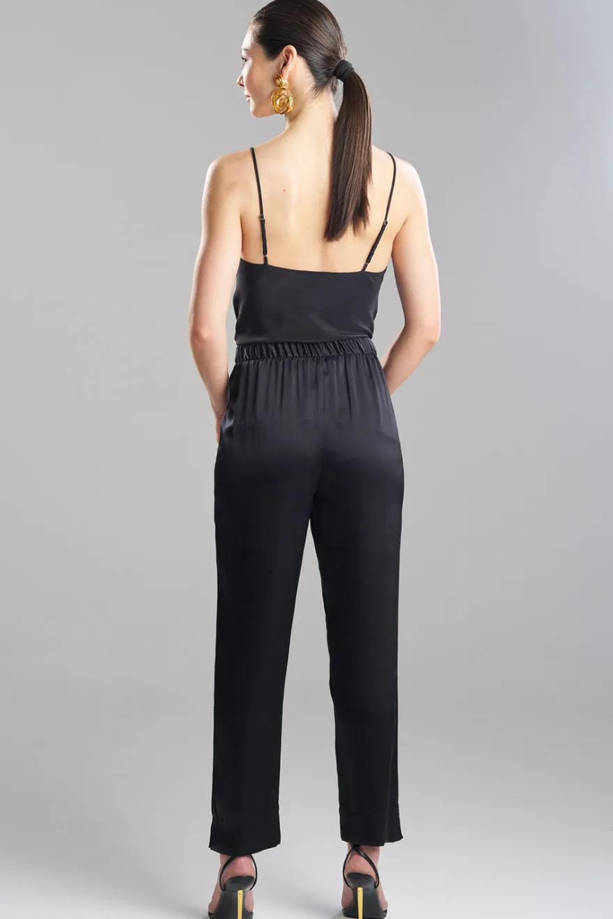 Key Essentials Silk Straight Leg Pants