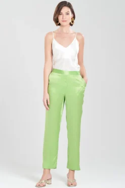 Key Essentials Silk Straight Leg Pants