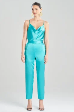 Key Essentials Silk Straight Leg Pants