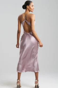 Key Essentials V-neck Silk Gown