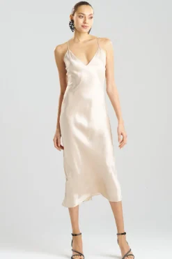 Key Essentials V-neck Silk Gown