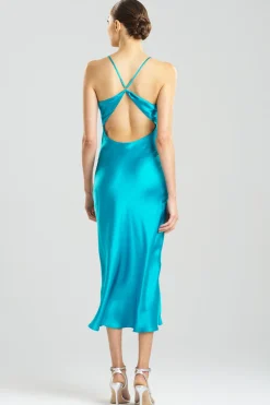 Key Essentials V-neck Silk Gown