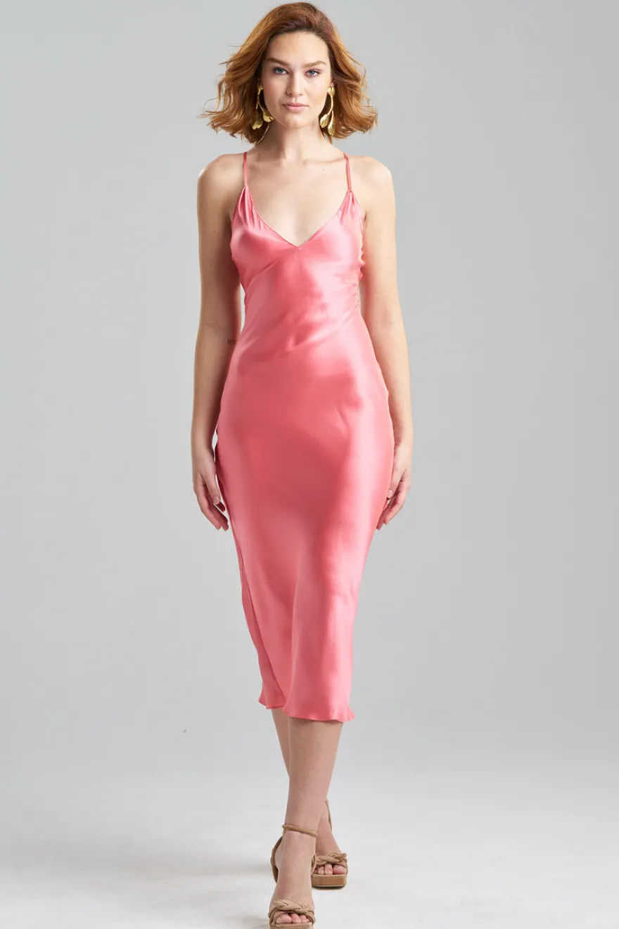 Key Essentials V-neck Silk Gown