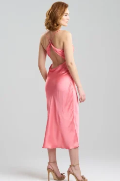 Key Essentials V-neck Silk Gown