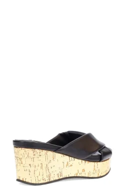 Lanna Nappa Leather Platform Thong Sandals