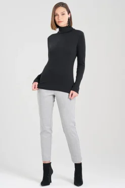 Layering Jersey Turtleneck Top